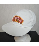 Vintage Corded 5 Panel Dad Hat White Seneca Embroidered Made in USA Snap... - $28.78