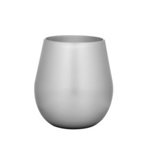 Set of Four Silver Acrylic Stemless All Purpose Wine Glass - $3,446.12 MXN