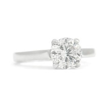 Authenticity Guarantee 
Round Solitaire Diamond Engagement Ring Platinum, 1.0... - £4,255.68 GBP