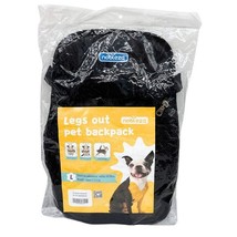 Lot Dog Back Pack Lot of 8 Nobleza Large Pet Backpack Black - £51.26 GBP