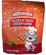Beefeaters Pillow Cat Treats Chicken Flavor 1ea 3.5oz Bag-Brand New-SHIP... - $161.51 MXN