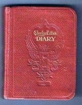 Charles Petts&#39;s Diary Self Opening Pocket Diary for 1923 Notations - $22.76