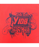2012 Y108 Pittsburgh country radio station send me back stage red  t shirt - £15.53 GBP