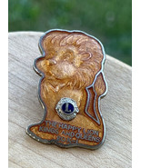 Lions Club Lapel Pin The Happy Lion Kings and Queens 20K-1 - $22.75