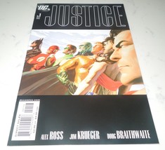 JUSTICE # 1  (DC Comics 2005) NM JLA Superman Batman Flash Green Lantern - £0.80 GBP