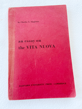 1958 PB An Essay on the Vita Nuova by Singleton, Charles S. - £55.50 GBP
