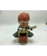 Goebel Hummel  &quot;The Kibitzer&quot; Red Head Boy 1958 Porcelain Figurine BYJ 23 - $24.33 CAD