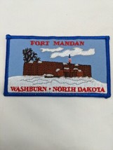 Fort Mandan Washburn North Dakota Embroidered Iron On Patch 4.5&quot; - £38.36 GBP
