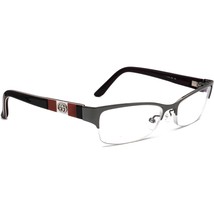 Gucci Eyeglasses GG 4213 9S5 Gunmetal/Gray Half Rim Frame Italy 53[]17 135 - £115.89 GBP