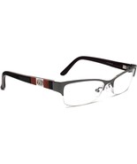 Gucci Eyeglasses GG 4213 9S5 Gunmetal/Gray Half Rim Frame Italy 53[]17 135 - $144.99