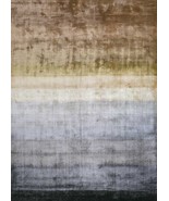 Designer HANDLOOM Shape Hand-Tufted 100% Wool Handmade Area Rug Carpet f... - £326.44 GBP+
