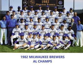 1982 MILWAUKEE BREWERS 8X10 TEAM PHOTO MLB BASEBALL PICTURE AL CHAMPS - $4.94