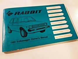 Vintage Original 1980 Volkswagen Rabbit Owners Manual - £13.32 GBP