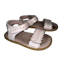 Livie and Luca Girls White Posey Summer Leather Sandals, Size 9 - £18.86 GBP