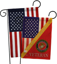 Home of Marine Corps Burlap - Impressions Decorative USA Applique Garden Flags P - £27.43 GBP
