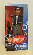 Captain Scarlet Captain Black 12&quot; Doll 1993 Vivid Uk Puppet Show Gerry Anderson - £104.80 GBP