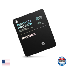 Momax Wallet Tracker Smart Finder Rechargeable Slim Bluetooth Key Tracki... - $43.87