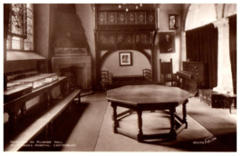 Refectory Or Pilgrims Hall St Thomas Hospital England Black And White Postcard - £6.96 GBP