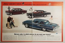 1962 Print Ad &#39;62 Mercury Comet Compact, Standard Meteor and Big Monterey  - $15.28