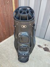 Ogio Press 14 Divider Golf Cart Bag Black w Raincover - $128.24
