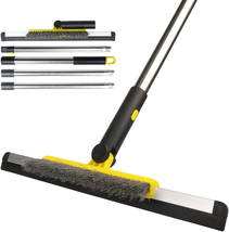 Floor Squeegee Scrubber Shower Squeegee with Grout Brush.14 Squeegee Broom and 5 - £16.61 GBP