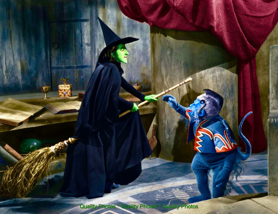 Wicked Witch of West with Flying Monkey 8.5x11" Photo Print Wizard of Oz Movie