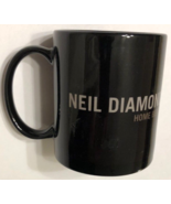 Neil Diamond Coffee Mug 2008 World Tour Black Home Before Dark Pop Music... - $7.81