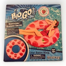 Bestway H2OGO! Scentsational Strawberry Swim Ring Pool Float SEALED - £8.51 GBP