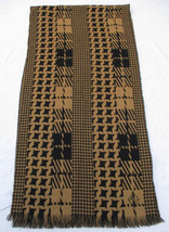 Adrienne Vittadini Wool Wrap Shawl Made in FRANCE Vintage AV Logo Large Scarf - £18.81 GBP