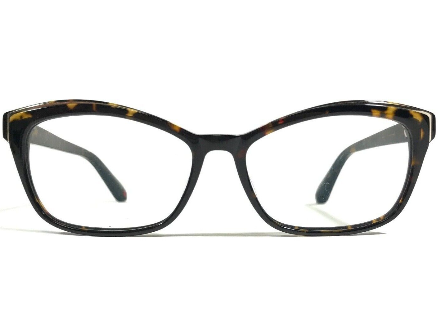 Zac Posen Brille Rahmen Ludmilla TO Brown Schildplatt Gold Cat Eye 53-15... - $69.28