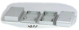 1599ESGY low profile handheld polystyrene, grey case + lid hips Hammond  - £5.09 GBP