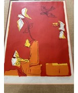 AFRANIO METELLI Signed Color Serigraph Framed Vintage - £292.09 GBP