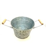 Burton &amp; Burton Galvanized Tin Planter with Handles #9735732 - $27.14 CAD
