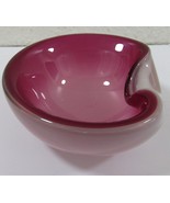 Tapio Wirkkala Iittala Pink Magenta Crystal Bowl No. 3317 Finland Circa ... - $495.00