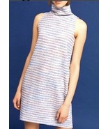 Anthropologie Akemi &amp; Kin Pastel Stripe Mock Neck Tunic Dress Size Small - €32,26 EUR
