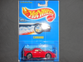 1991 Hot Wheels Red &quot;Camaro&quot; Mint Car On Sealed Card #262 - £2.38 GBP