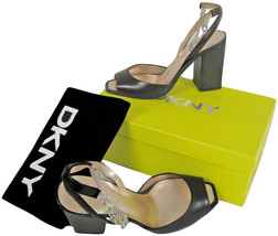 NEW $245 Gorgeous Donna Karan DKNY Italian Leather Shoes! 9.5  *Black*  *ITALY* - £111.90 GBP