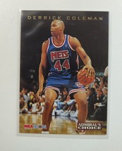 1993-94 NBA Hoops Derrick Coleman New Jersey Nets Admiral&#39;s Choice - £1.41 GBP