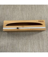 Bamboo Plastic Wrap Dispenser With Cutter Kitchen Drawer Organizer - £3.75 GBP