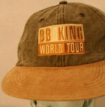 BB King World Tour distressed Black Brown Strapback Men Trucker Dad Cap - £58.81 GBP