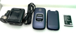 ✅Kyocera Cadence S2720 Verizon Wireless 4g LTE Blue Camera Flip Phone✅ PP - $158.02