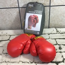 Everlast Laceless Training Gloves Boxing Sz S/M Red In Original Packaging - £15.48 GBP