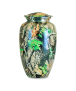 Large/Adult 220 Cubic Inches Camouflage Sportsman Brass Cremation Urn fo... - $235.00