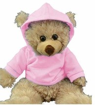 Light Pink Hoodie Tee Teddy Bear Clothes Fits Most 14&quot;-18&quot; Build-a-Bear ... - £11.04 GBP