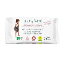 Naty Baby Cleansing Wipes For Body Sensitive Organic Unscented 56 pcs  - £15.77 GBP