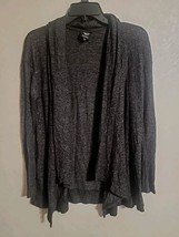 Bodeau Open Front Cardigan Black sz Small Lightweight - $18.37