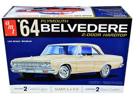 Skill 2 Model Kit 1964 Plymouth Belvedere Coupe Hardtop 1/25 Scale Model... - £37.28 GBP