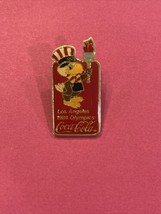 Olympics 1984 Los Angeles Sam The Eagle Torch Coca-Cola Sponsor Lapel Pi... - £5.52 GBP