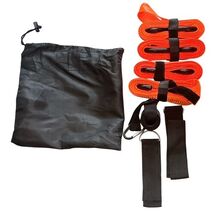 SmartStraps Ratchet Tie Down Straps Set of 4 w/ Hooks & Storage Bag Orange image 2