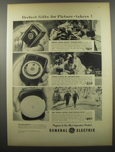 1955 General Electric Exposure Meters Ad - Mascot, PR-1 and Color Control Meter - $18.49
